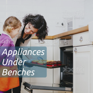 Appliance Cabinets for Under Bench Appliances