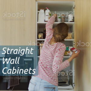 Pantry Cabinets for Straight Walls