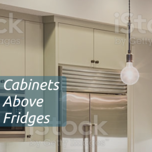 Wall Cabinets for Above Fridges