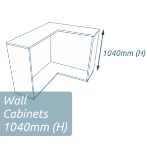 Wall Corner Cabinets (1040mmH)