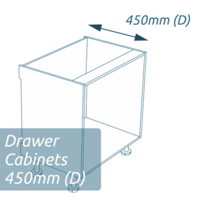 Drawer Base Cabinets (450mmD)